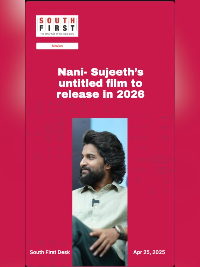 Nani- Sujeeth’s untitled film to release in 2026