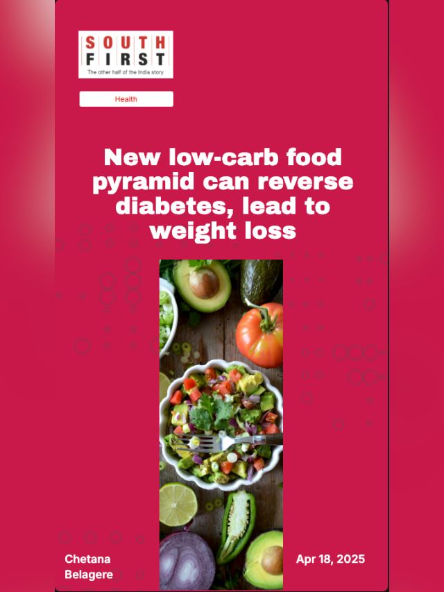New low-carb food pyramid can reverse diabetes, lead to weight loss