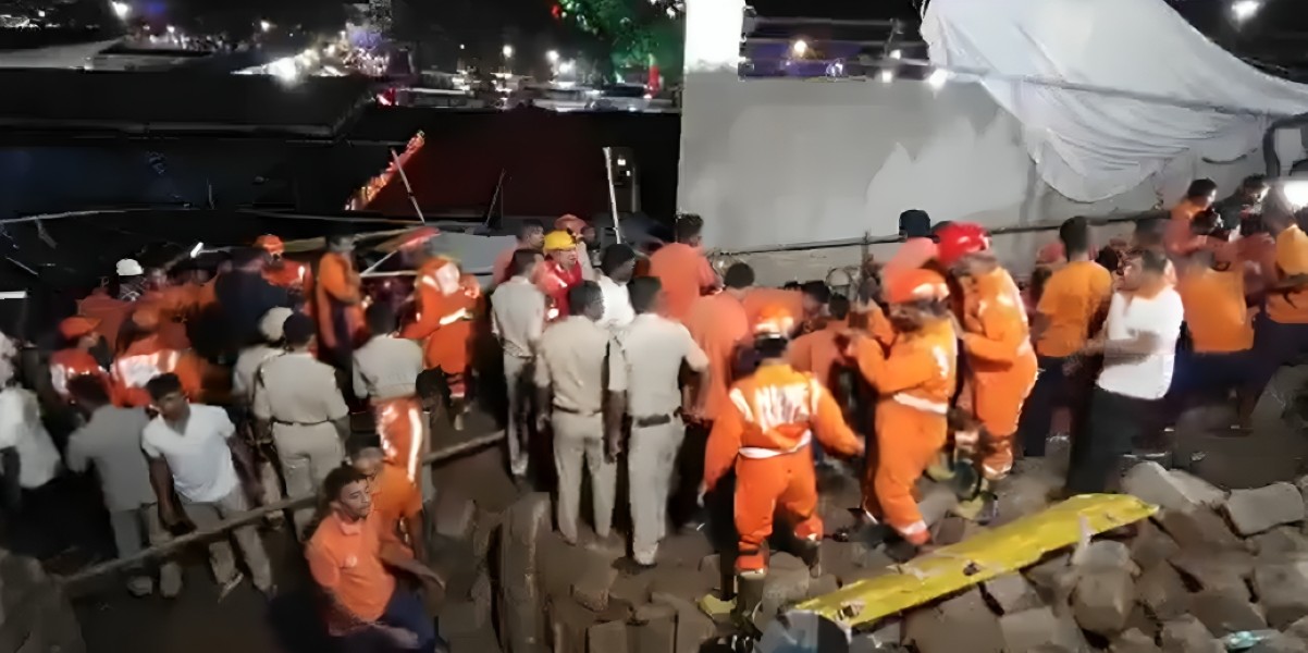 Rescue operations underway at Simhachalam