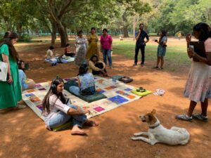 Sonic blanket at the Cubbon park