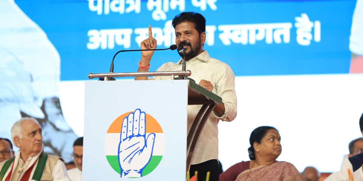 Telangana Chief Minister A Revanth Reddy. Telangana Chief Minister A Revanth Reddy.
