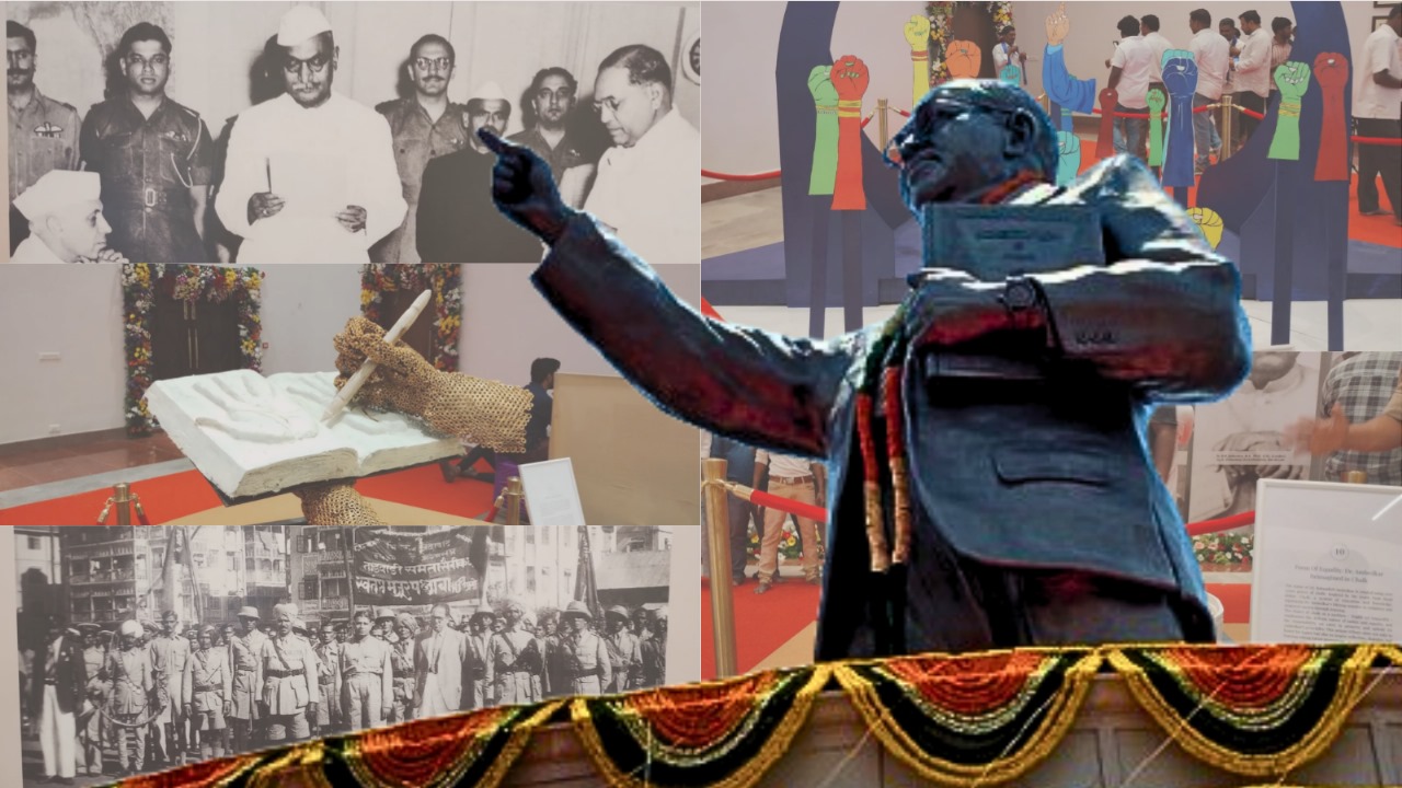 Tank Bund turns blue as Hyderabad celebrates Ambedkar Jayanti