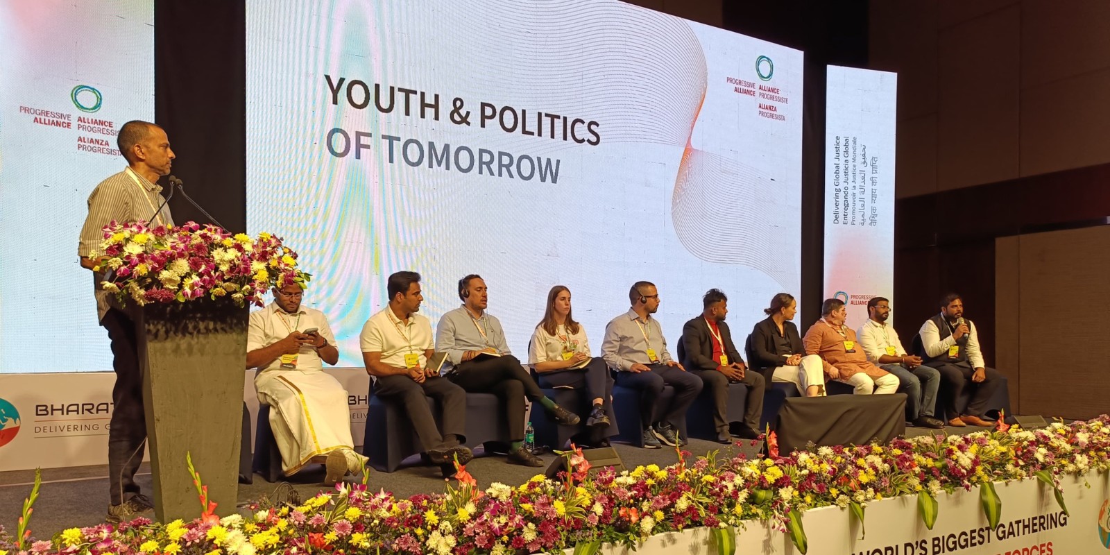 Youth and Politics of Tomorrow panel at Bharat Summit 2025 Youth and Politics of Tomorrow panel at Bharat Summit 2025