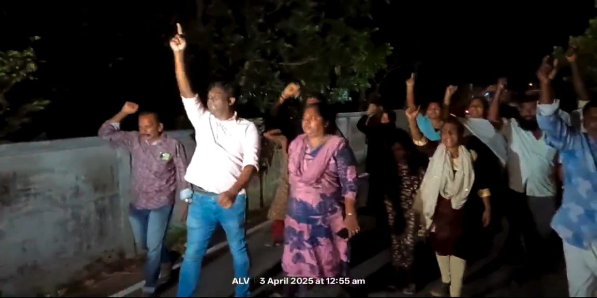 A celebratory rally at Munambam after the Lok Sabha had passed the Waqf (Amendment) Bill.