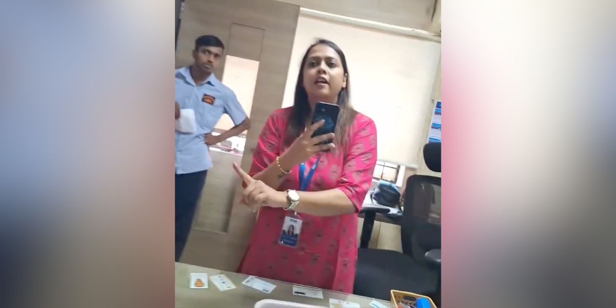 A screengrab from the viral video. A screengrab from the viral video.