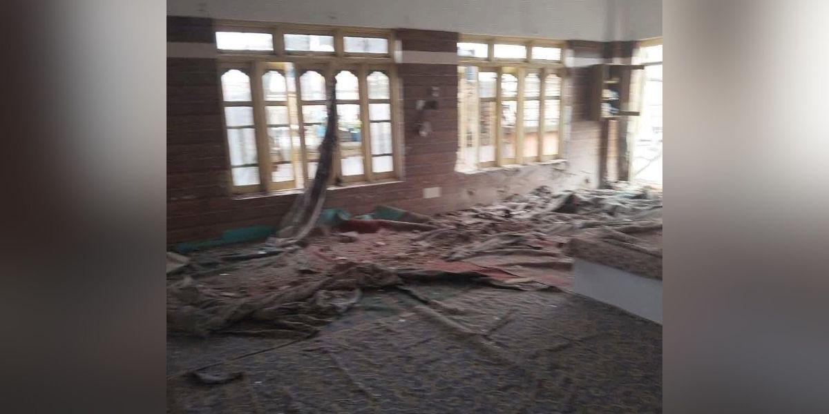 Aftermath of a Pakistani shelling in the Poonch area of Jammu & Kashmir. Pakistani firing