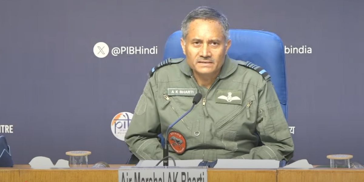 Air Marshal AK Bharti. Air Marshal AK Bharti.