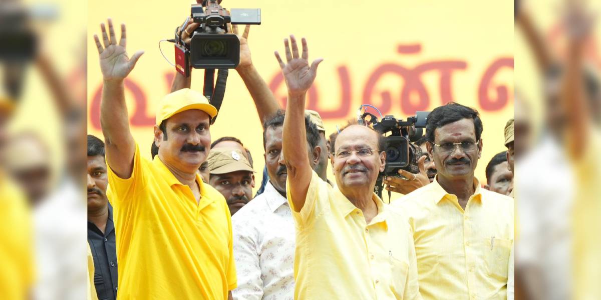 Anbumani_Ramadoss Dr. Ramadoss restructures PMK leadership, removes Anbumani from executive committee(Supplied)
