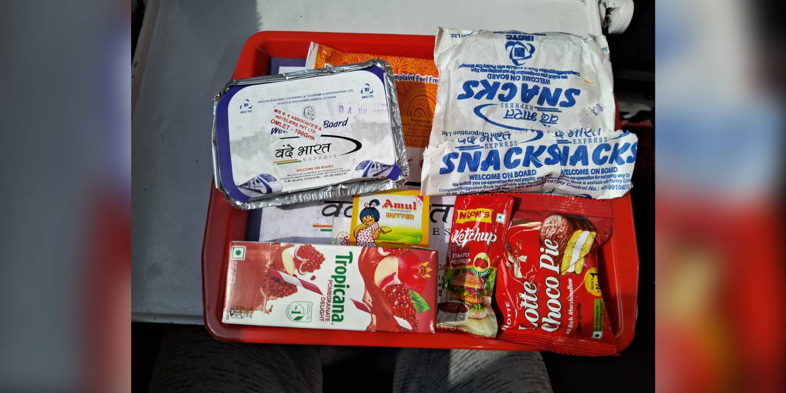 Food on Vande Bharat train