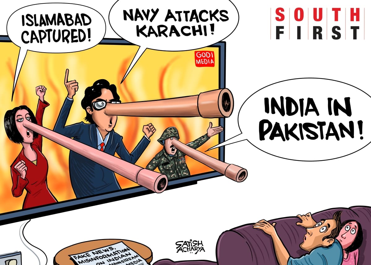 India TV Channels peddle fake news, misinformation amid India-Pakistan escalation post Operation Sindoor