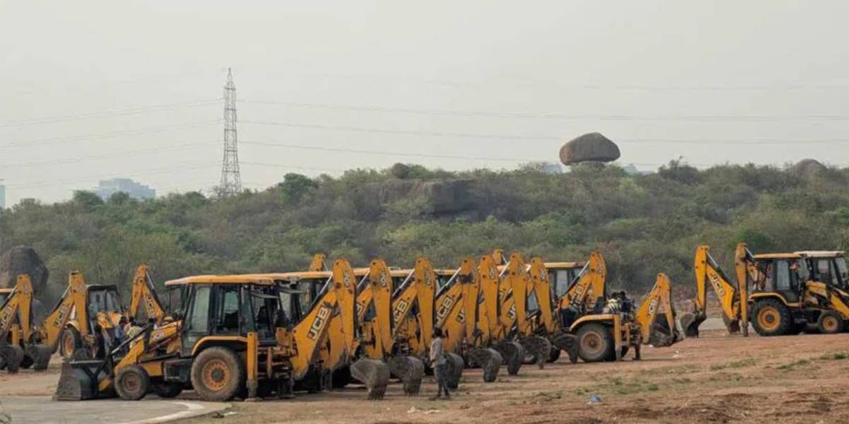 Three excavators have been seized and made into government property.