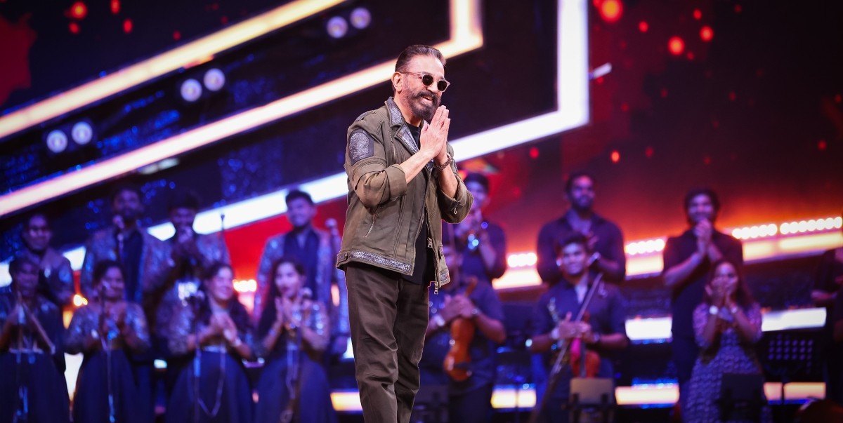 Kamal Haasan at Thug Life audio launch Kamal Haasan at Thug Life audio launch