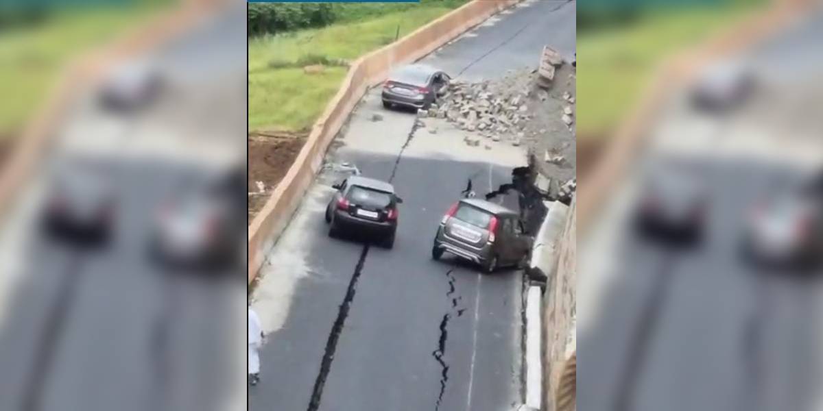 NH-66 A part of the national highway collapsed on 19 May.