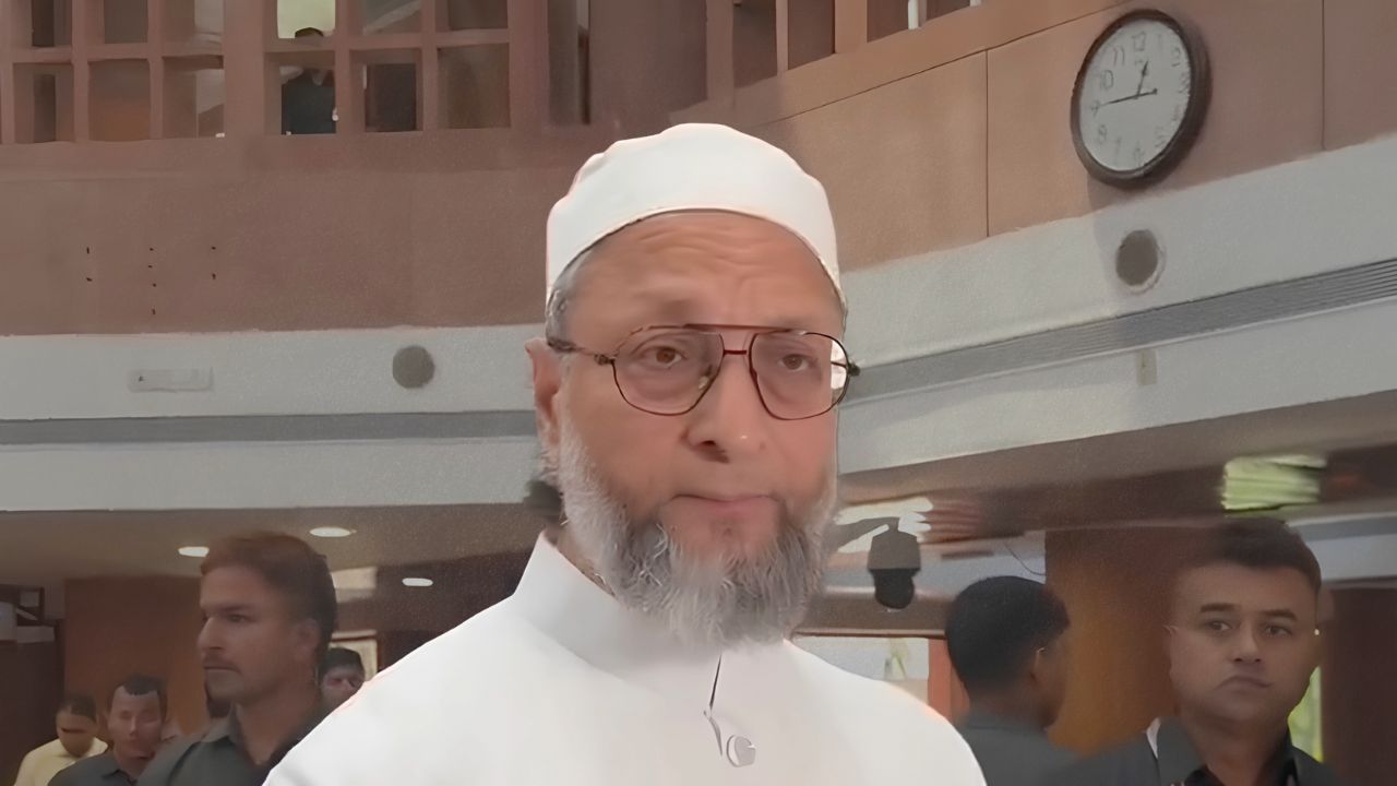 Owaisi All India Majlis-e-Ittehadul Muslimeen President and Hyderabad MP Asaduddin Owaisi.