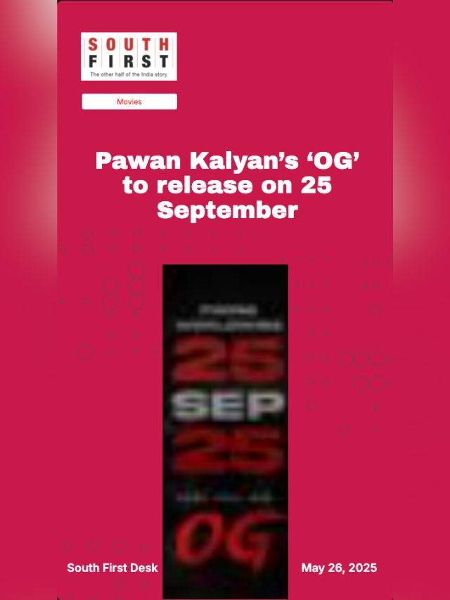 Pawan Kalyan’s ‘OG’ to release on 25 September