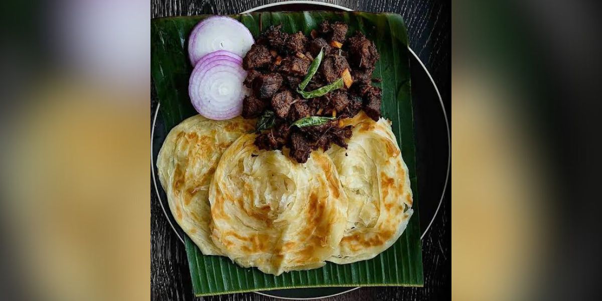 Porotta and beef fry. (X)