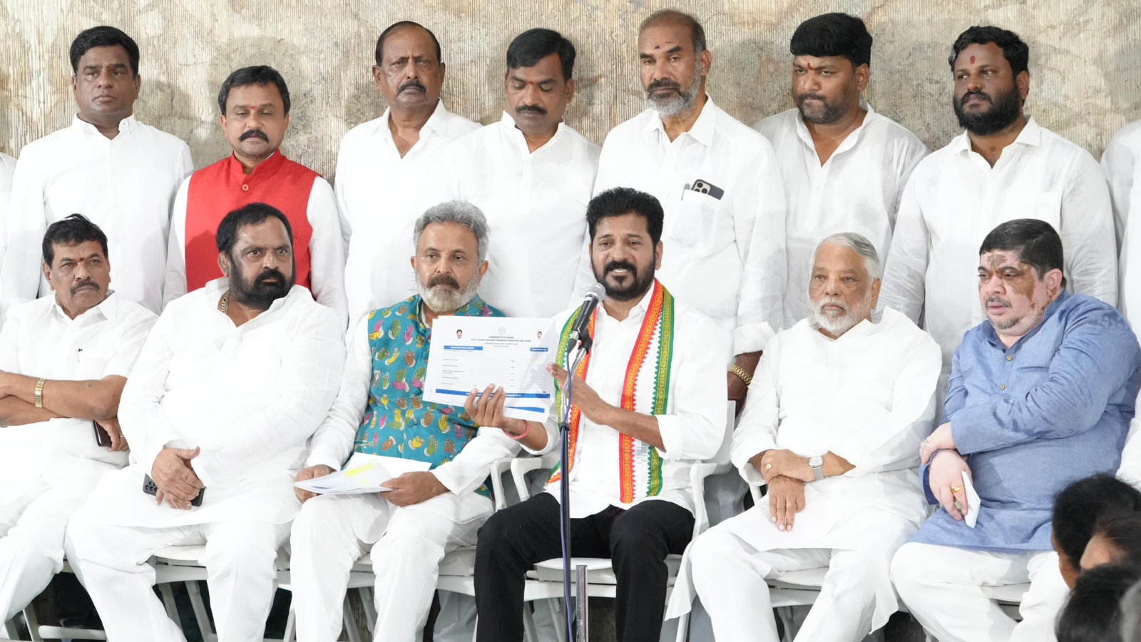 A study report on caste census submitted to Telangana government