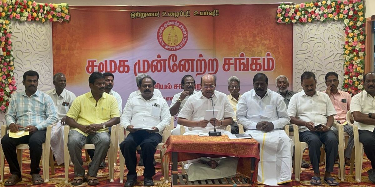 S Ramadoss during a meeting. S Ramadoss PMK