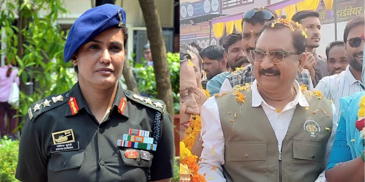 FIR against BJP minister for remarks targeting Colonel Sofiya Qureshi (@KrVijayShah and @SofiaQureshii on X)