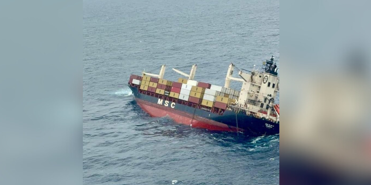 Coast guard issues high alert to Kerala over drifting hazardous cargo and oil slicks Coast guard issues high alert to Kerala over drifting hazardous cargo and oil slicks