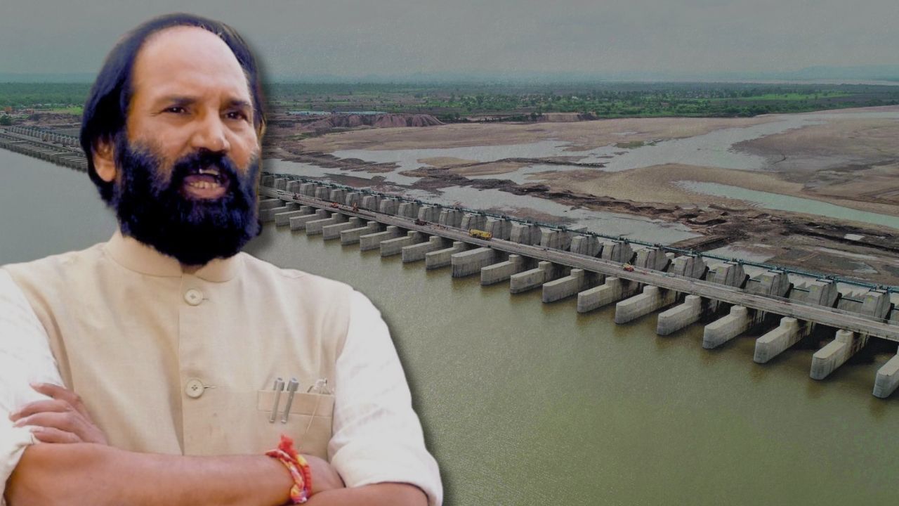 Uttam Telangana seeks Central Water Commission help to restore collapsed Medigadda barrage