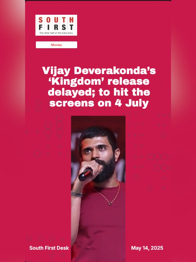 Vijay Deverakonda’s ‘Kingdom’ release delayed; to hit the screens on 4 July