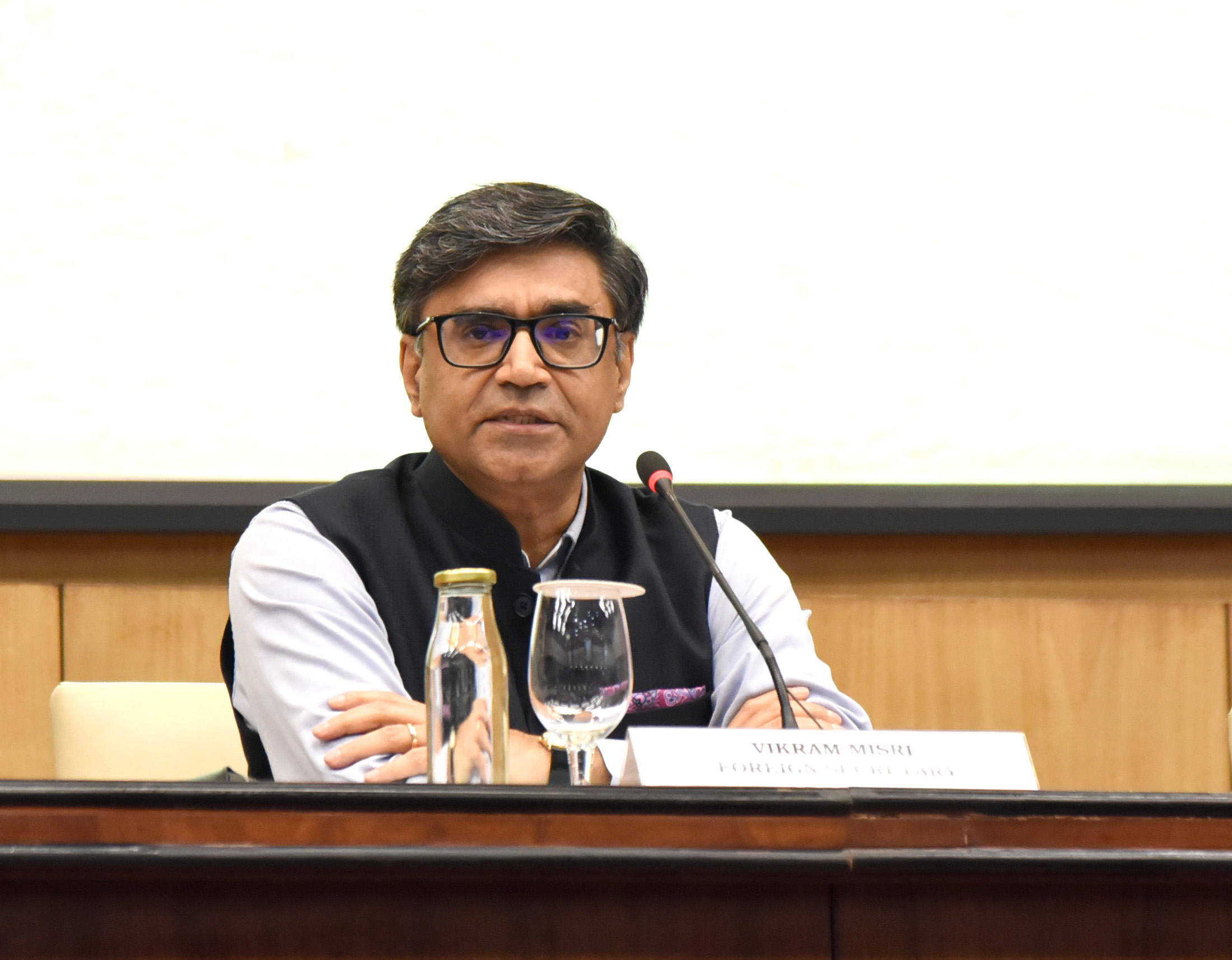 Vikram-MIsri Vikram Misri, Secretary, Ministry of External Affairs, said Pakistan initiated the call on the ceasefire. (PIB)