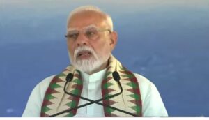 Prime Minister Narendra Modi during the function 