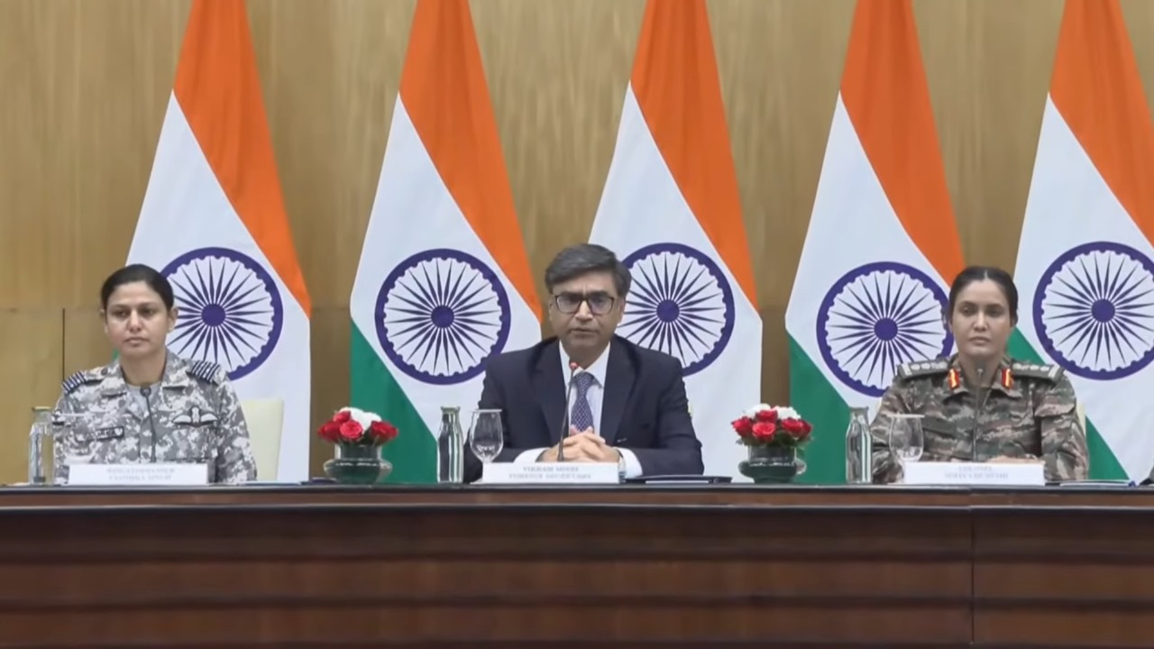 MEA briefing details India’s military response in Operation Sindoor