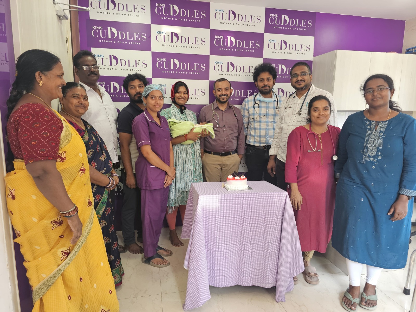 Premature baby overcomes life-threatening lung condition after 18-day battle at KIMS Cuddles, Visakhapatnam