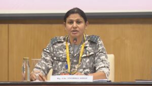 Wing Commander Vyomika Singh.