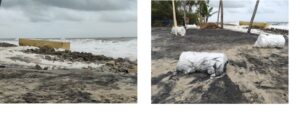 Cargo washed ashore, Visuals from Kollam Coast.