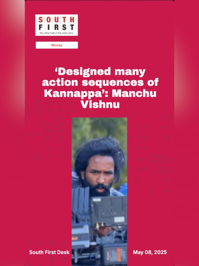 ‘Designed many action sequences of Kannappa’: Manchu Vishnu