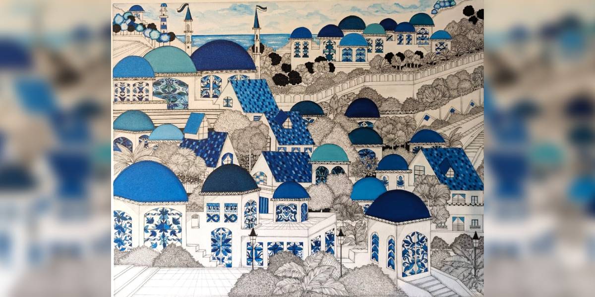 A work exhibited at the Art Bengaluru Collective.