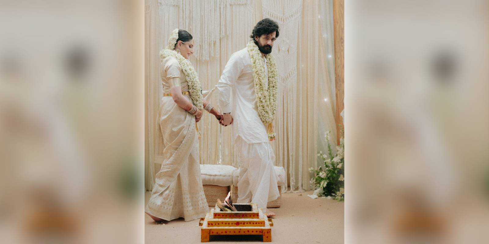 Actor Akhil Akkineni ties the knot with Zainab Ravdjee