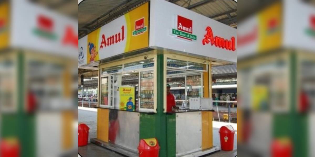 AmulMetroKiosk BMRCL had called for a global tender and Amul was the lone applicant.