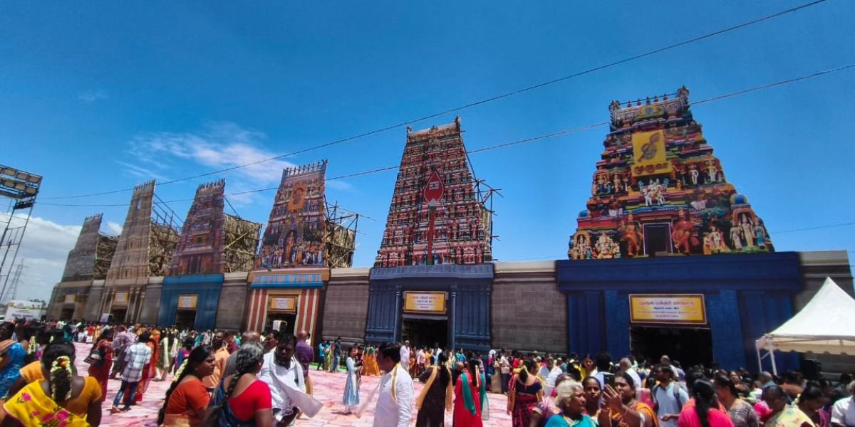 An image from Murugan Devotees’ Conference held in Madurai. An image from Murugan Devotees' Conference held in Madurai.