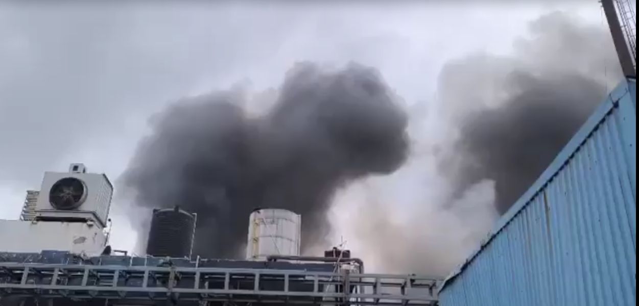 Explosion at chemical factory