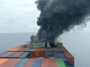 Explosions reported on MV Wan Hai 503