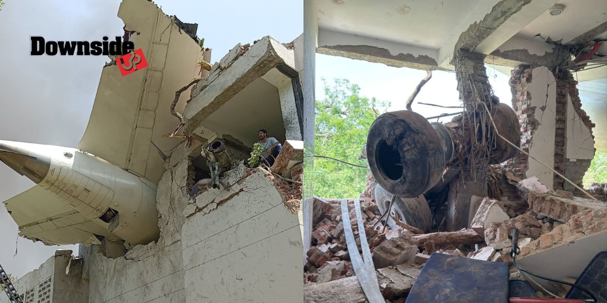 Images from the Ahmedabad plane crash site. Images from the Ahmedabad plane crash site.