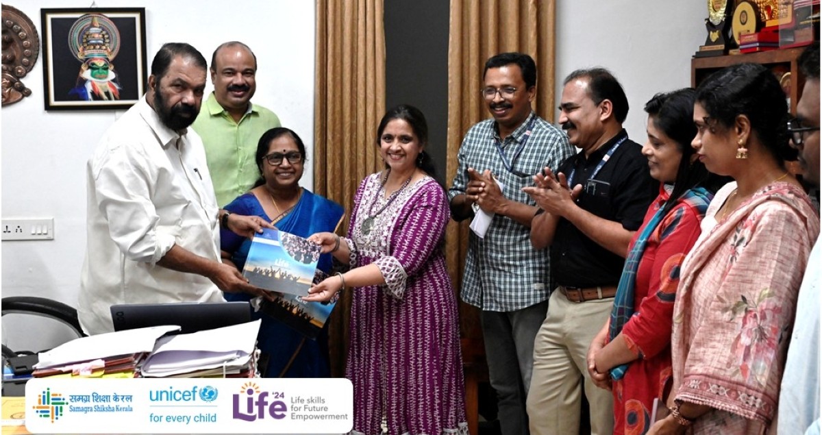 Kerala education department and UNICEF launch 'Life24'Kerala education department and UNICEF launch 'Life24'