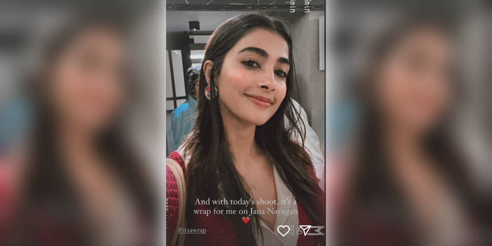 Pooja Hegde wraps filming for 'Jana Nayagan'