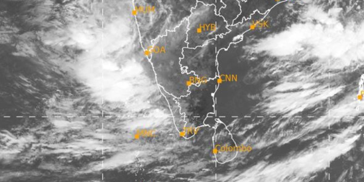 Rain clouds over South India. (IMD)