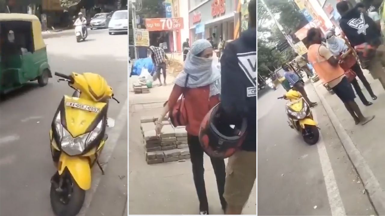 Rapido driver slaps woman after argument in Bengaluru, CCTV shows she hit him first