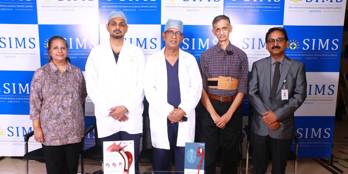SIMS chennai hybrid valve-aortic graft surgery