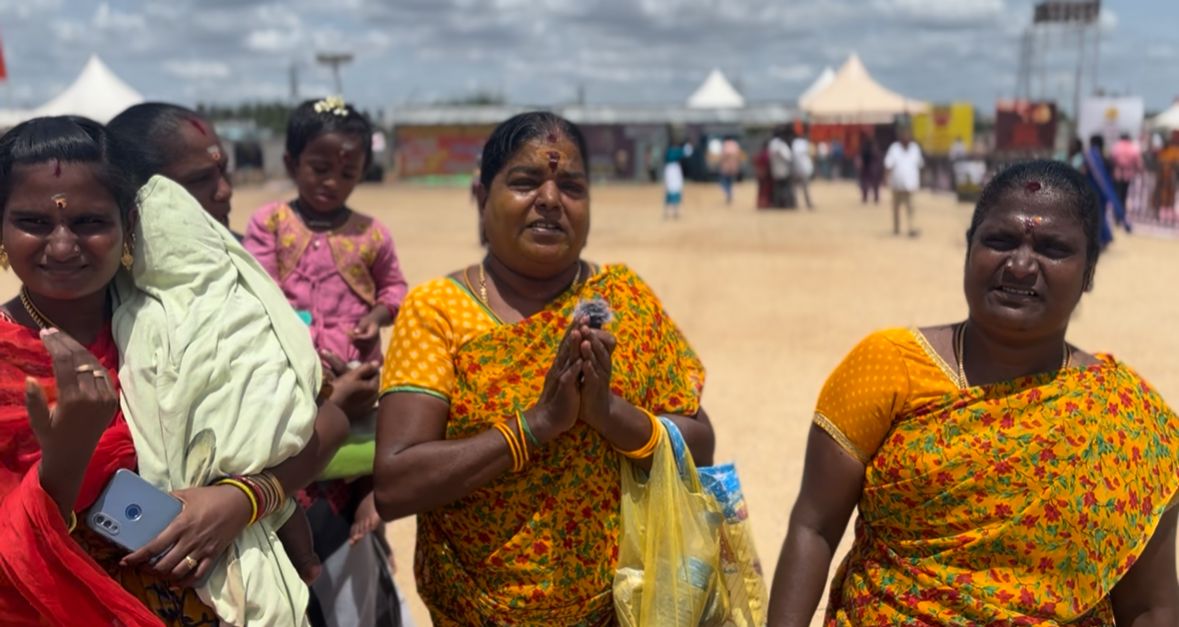 Murugan devotees from Madurai attended the conference.