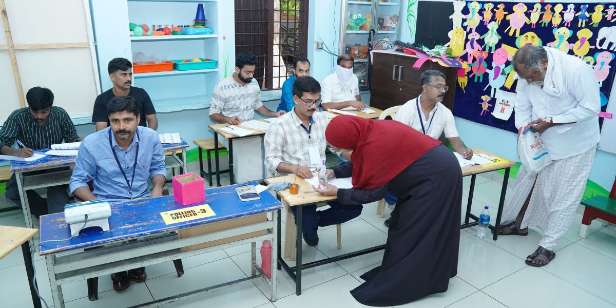 Voting underway in Nilambur.