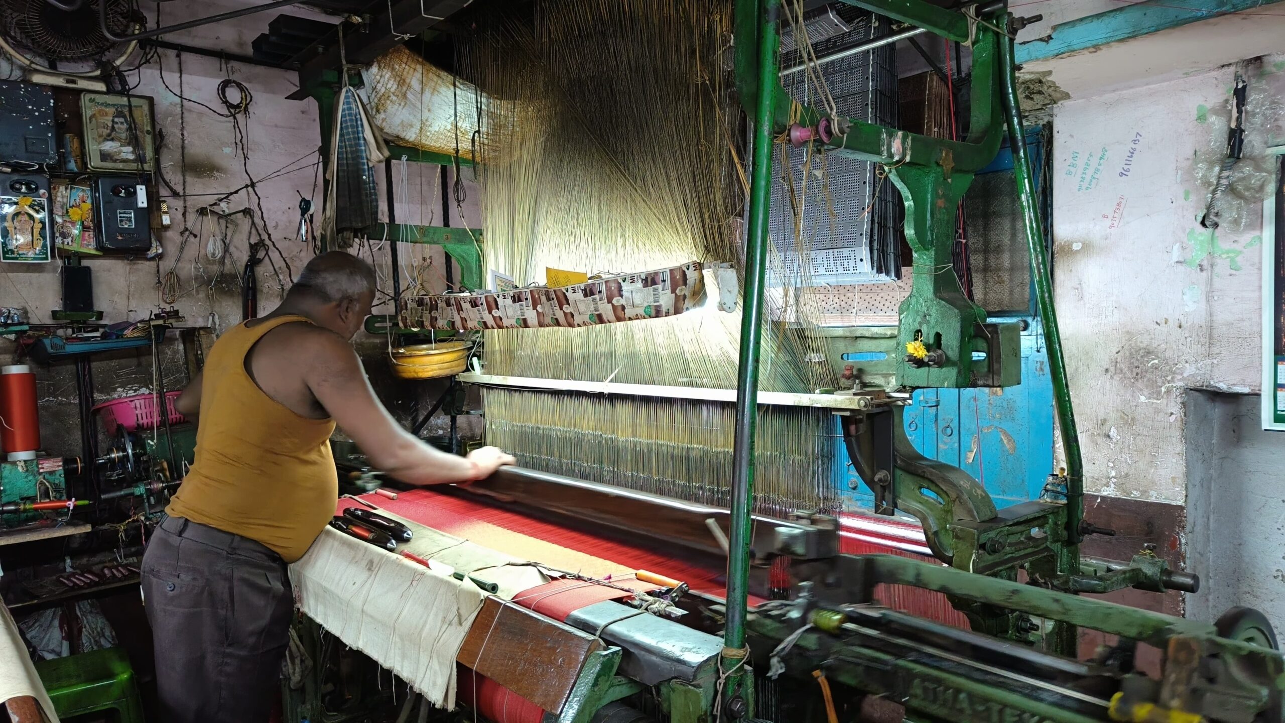 Weaving Each handwoven fabric has a story waiting not just to be worn, but to be heard in silence.