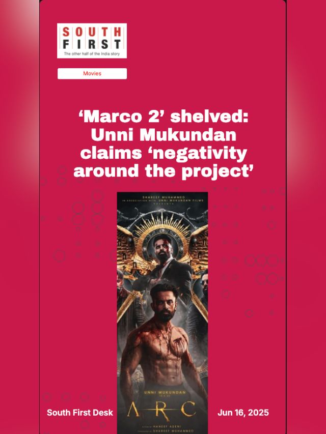 ‘Marco 2’ shelved: Unni Mukundan claims ‘negativity around the project’