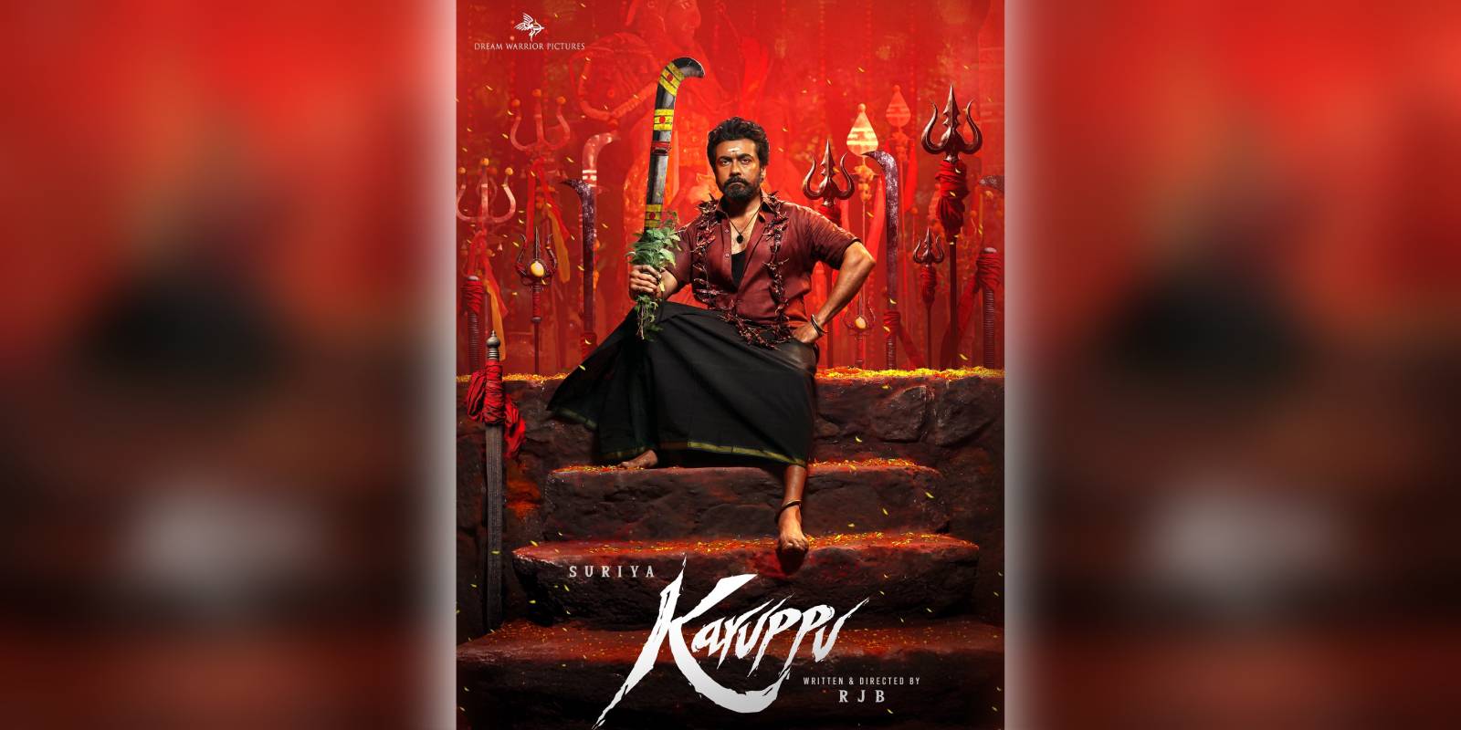 A poster of the film Karuppu